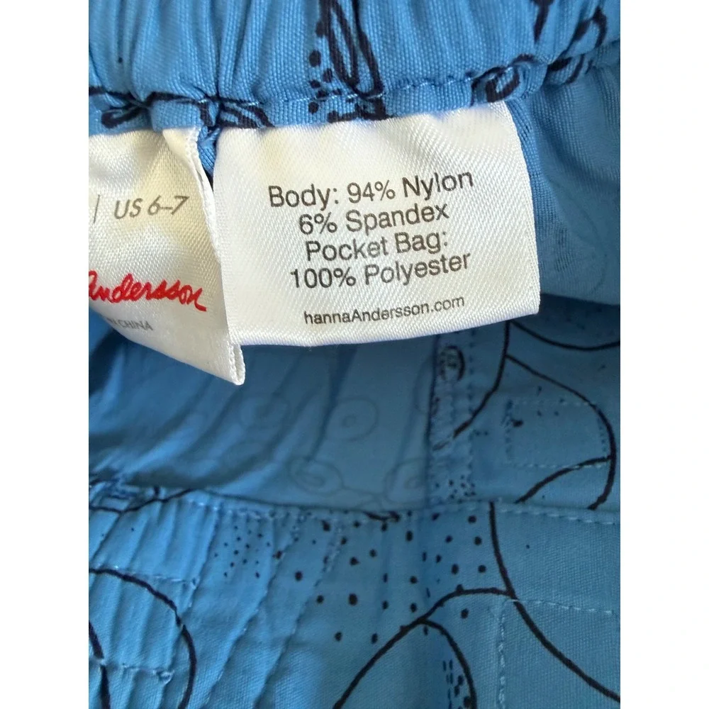 Hanna Andersson octopus blue‎ boys swim trunks